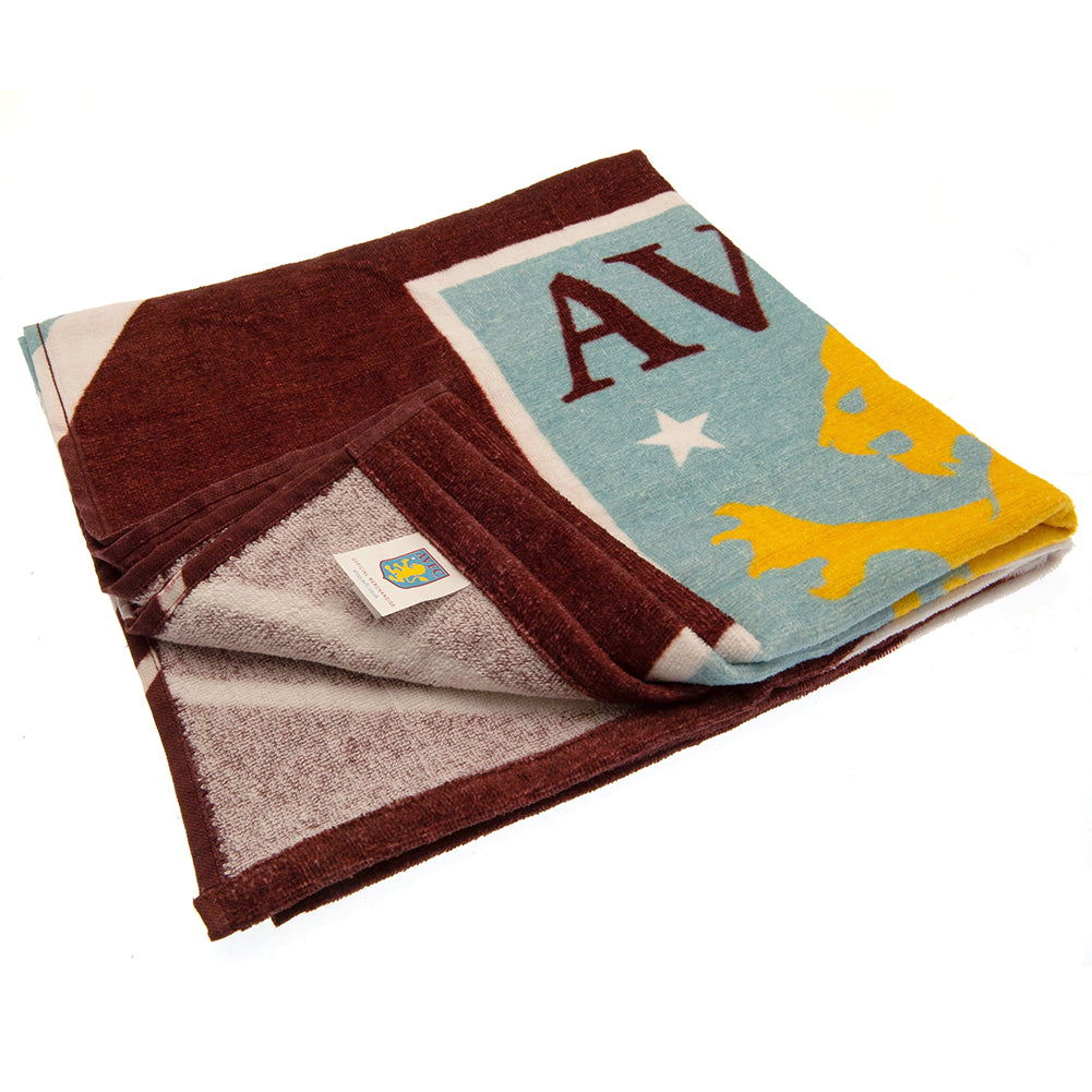 Aston Villa FC Towel PL - Officially licensed merchandise.