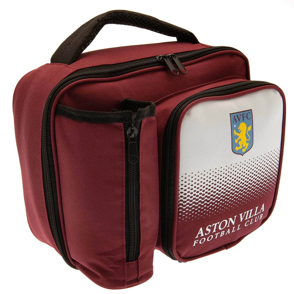 Aston Villa FC Fade Lunch Bag - Officially licensed merchandise.