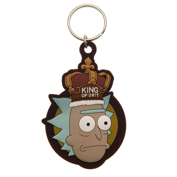 Rick And Morty PVC Keyring King Rick - Officially licensed merchandise.