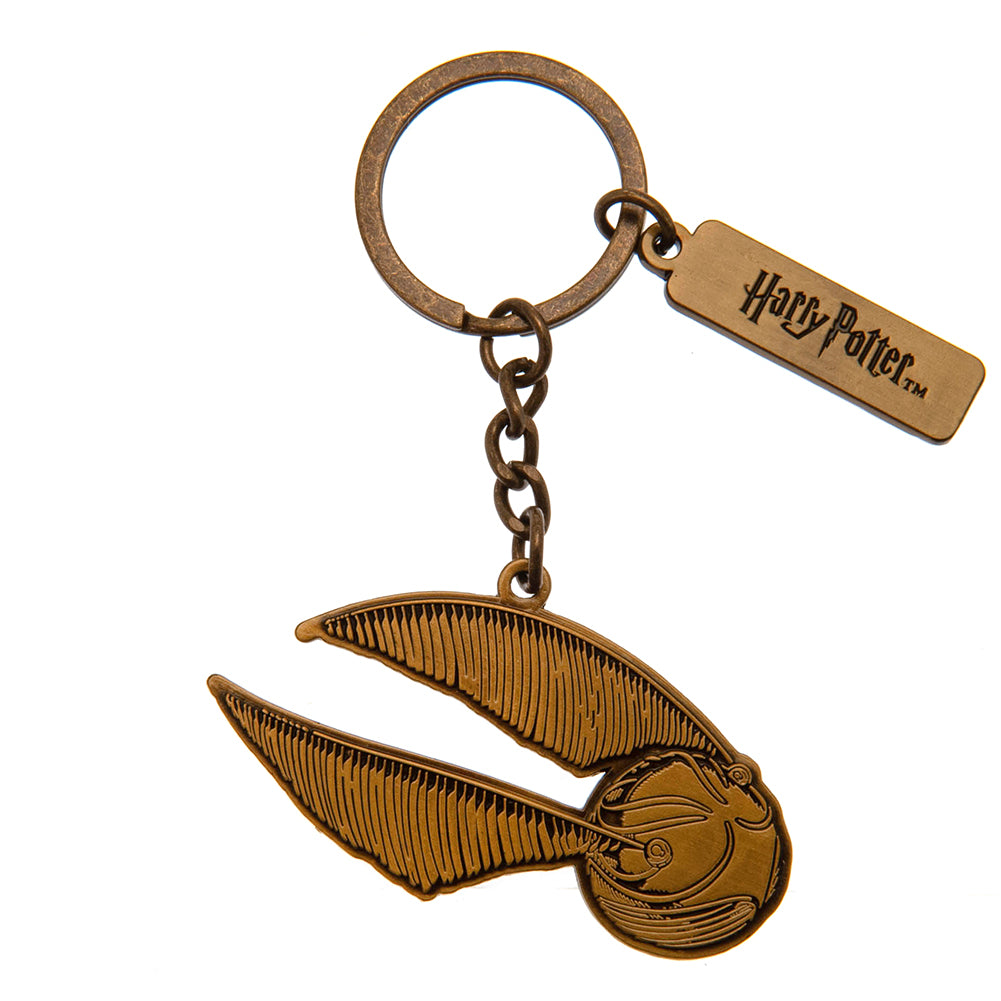 Harry Potter Charm Keyring Golden Snitch - Officially licensed merchandise.