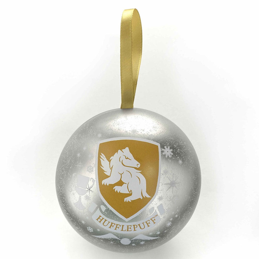 Harry Potter Christmas Gift Bauble Hufflepuff - Officially licensed merchandise.