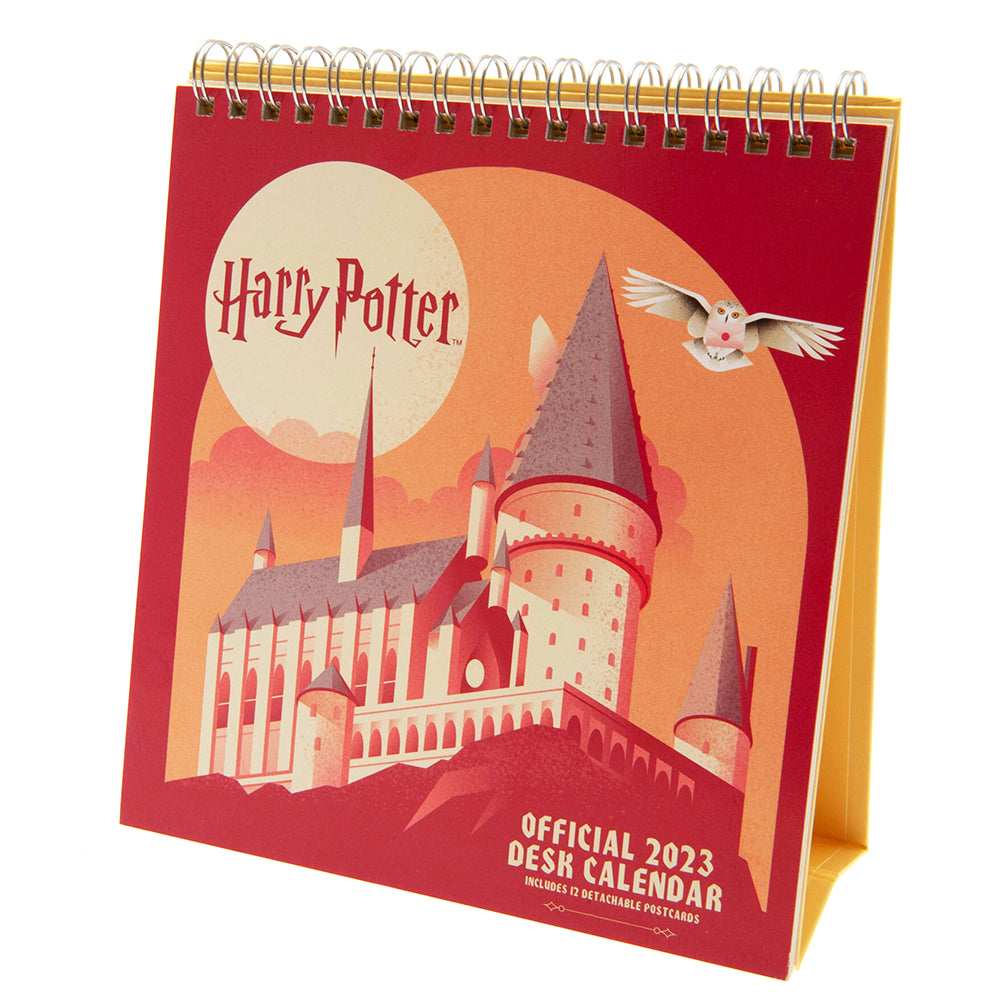 Harry Potter Desktop Calendar 2023 - Officially licensed merchandise.