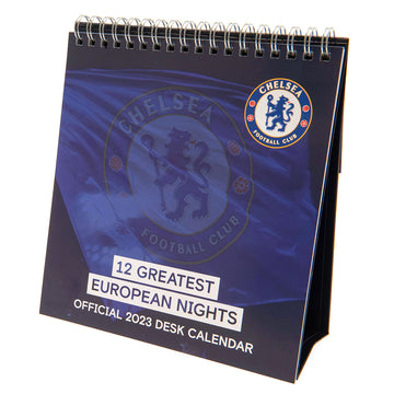 Chelsea FC Desktop Calendar 2023 - Officially licensed merchandise.