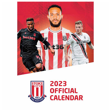 Stoke City FC A3 Calendar 2023 - Officially licensed merchandise.