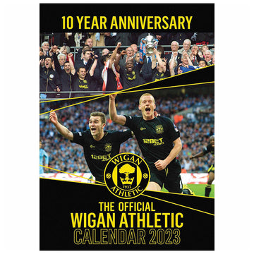 Wigan Athletic FC A3 Calendar 2023 - Officially licensed merchandise.