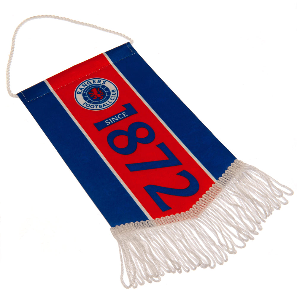 Rangers FC Mini Pennant SN - Officially licensed merchandise.