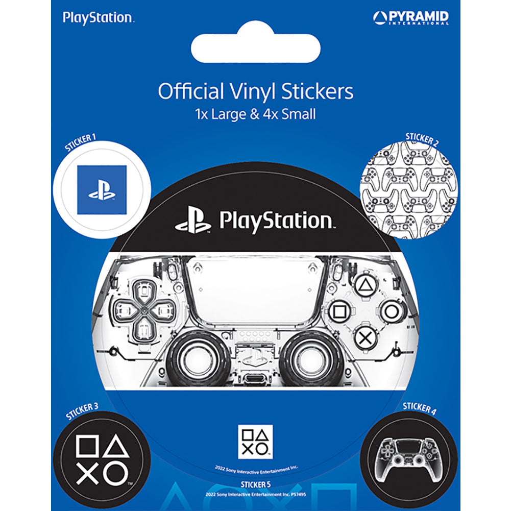 PlayStation Stickers - Officially licensed merchandise.