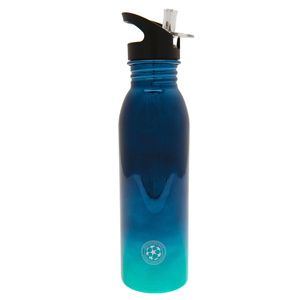 UEFA Champions League UV Metallic Drinks Bottle - Officially licensed merchandise.