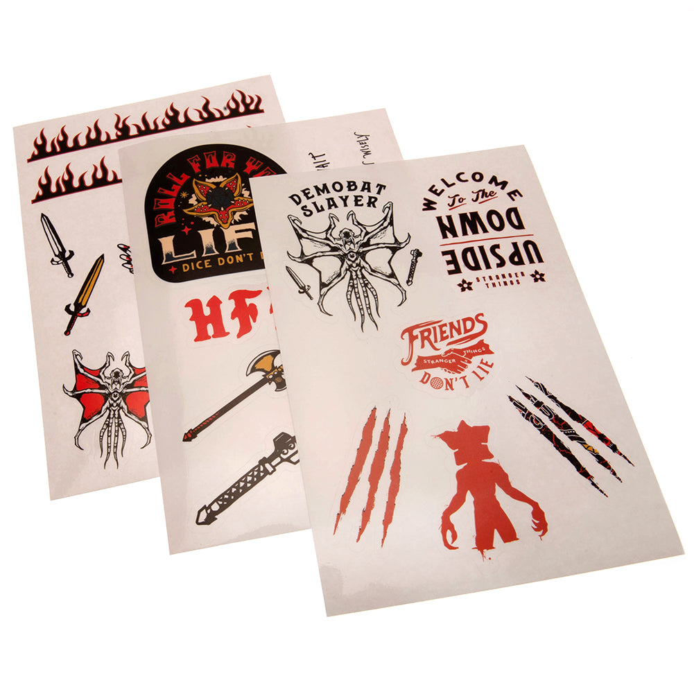 Stranger Things Tech Stickers Battle - Officially licensed merchandise.