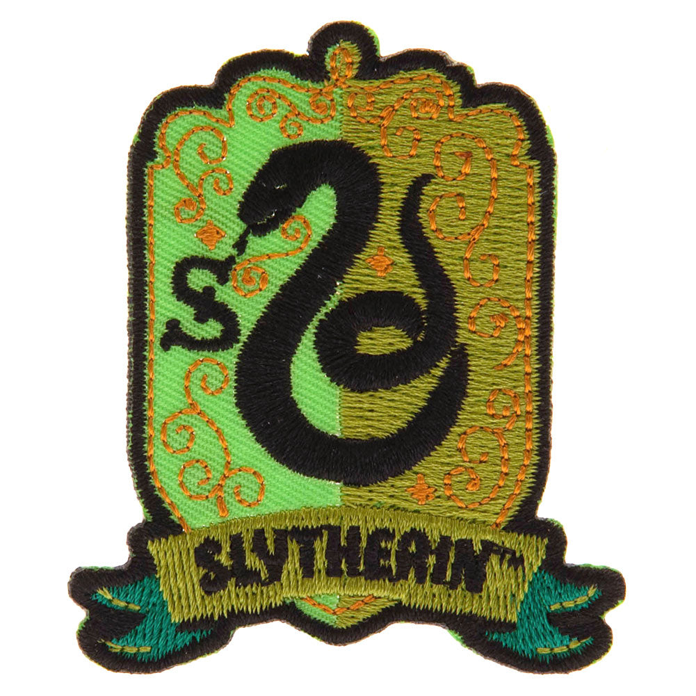 Harry Potter Iron-On Patch Slytherin - Officially licensed merchandise.