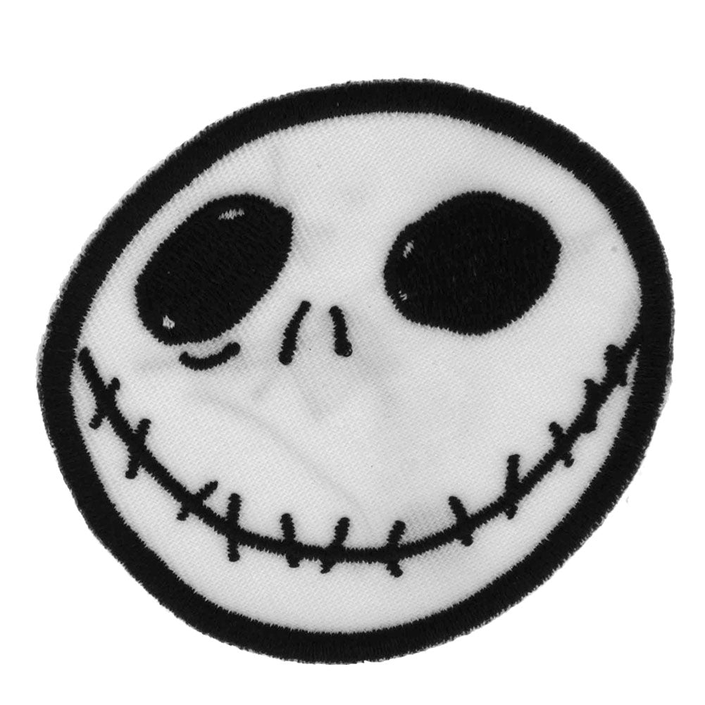 The Nightmare Before Christmas Iron-On Patch Jack - Officially licensed merchandise.