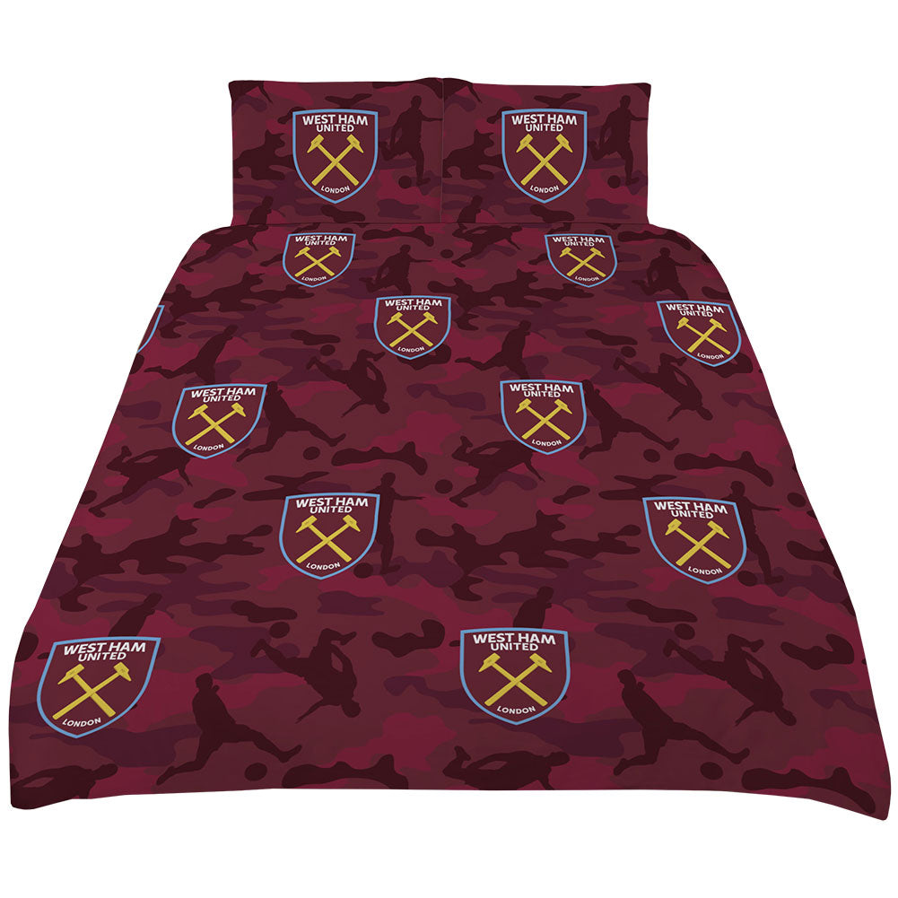 West Ham United FC King Duvet Set PC - Officially licensed merchandise.