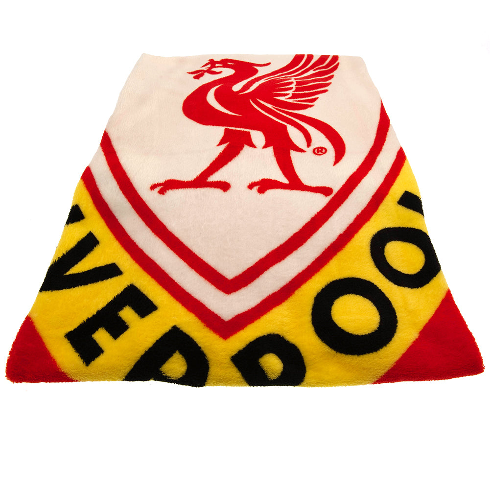 Liverpool FC This Is Anfield Fleece Blanket - Officially licensed merchandise.