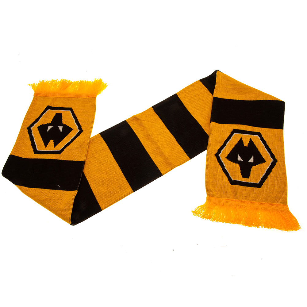 Wolverhampton Wanderers FC Bar Scarf - Officially licensed merchandise.