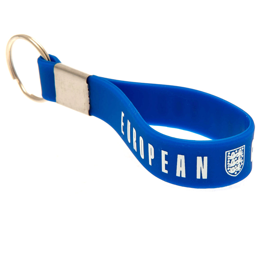 England Lionesses European Champions Silicone Keyring - Officially licensed merchandise.