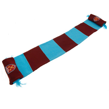 West Ham United FC Bar Scarf - Officially licensed merchandise.