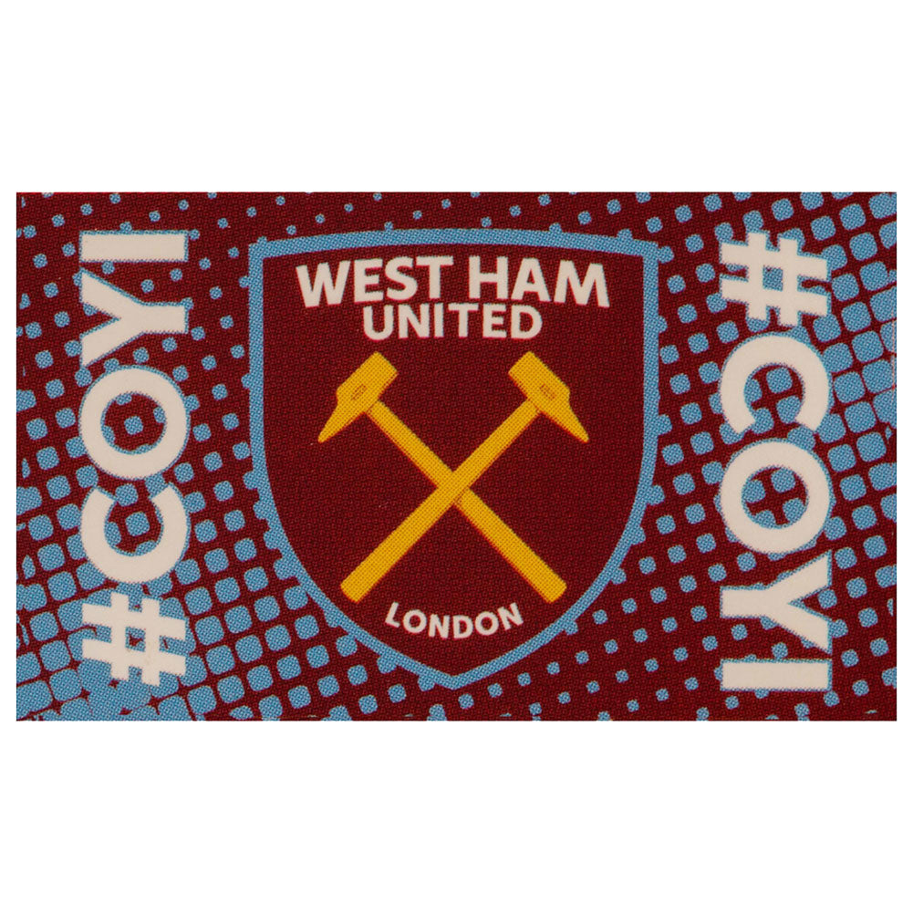 West Ham United FC Flag COYI - Officially licensed merchandise.