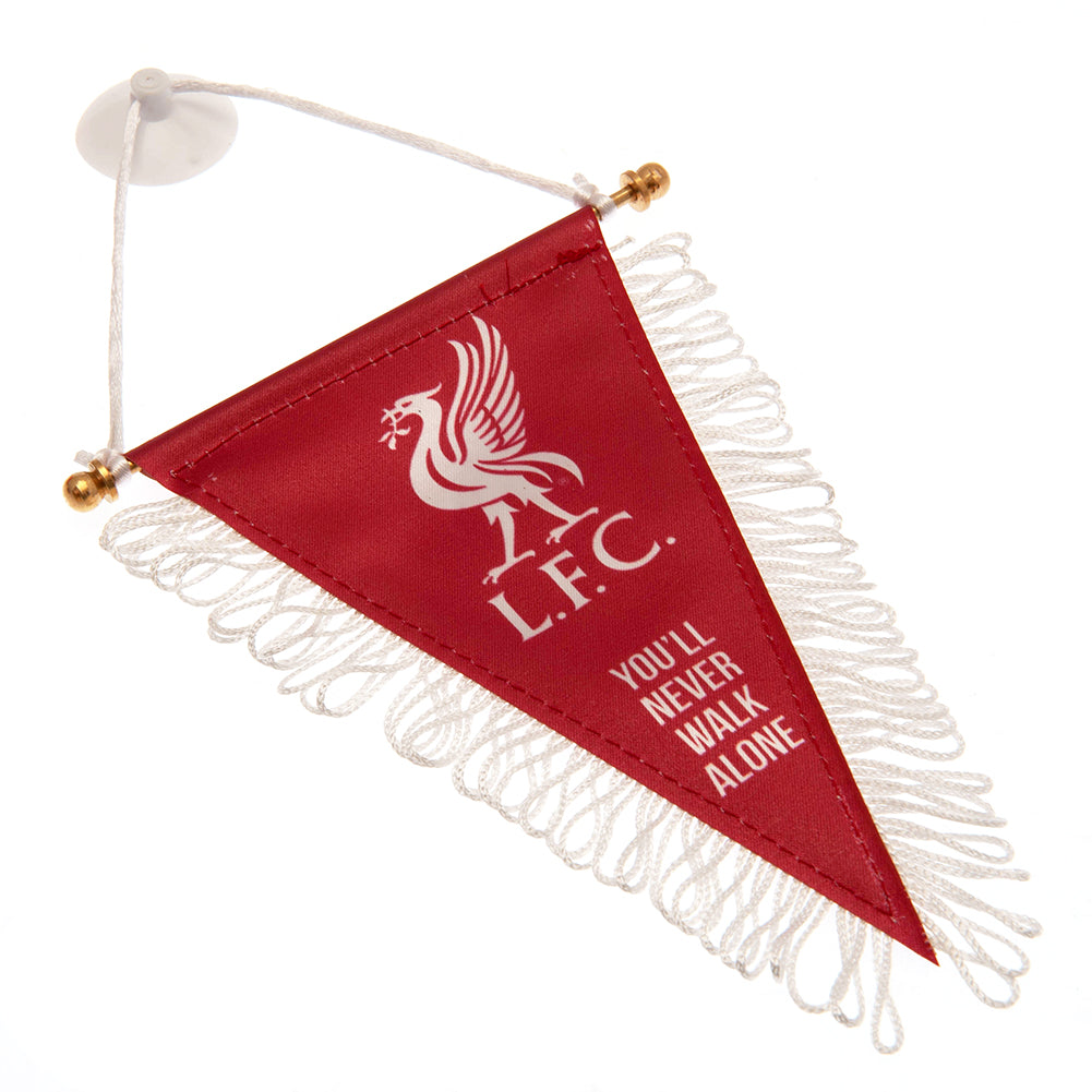 Liverpool FC Triangular Mini Pennant - Officially licensed merchandise.