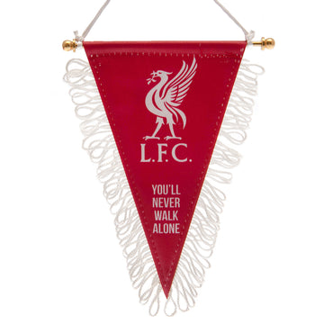 Liverpool FC Triangular Mini Pennant - Officially licensed merchandise.