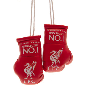 Liverpool FC Mini Boxing Gloves RD - Officially licensed merchandise.