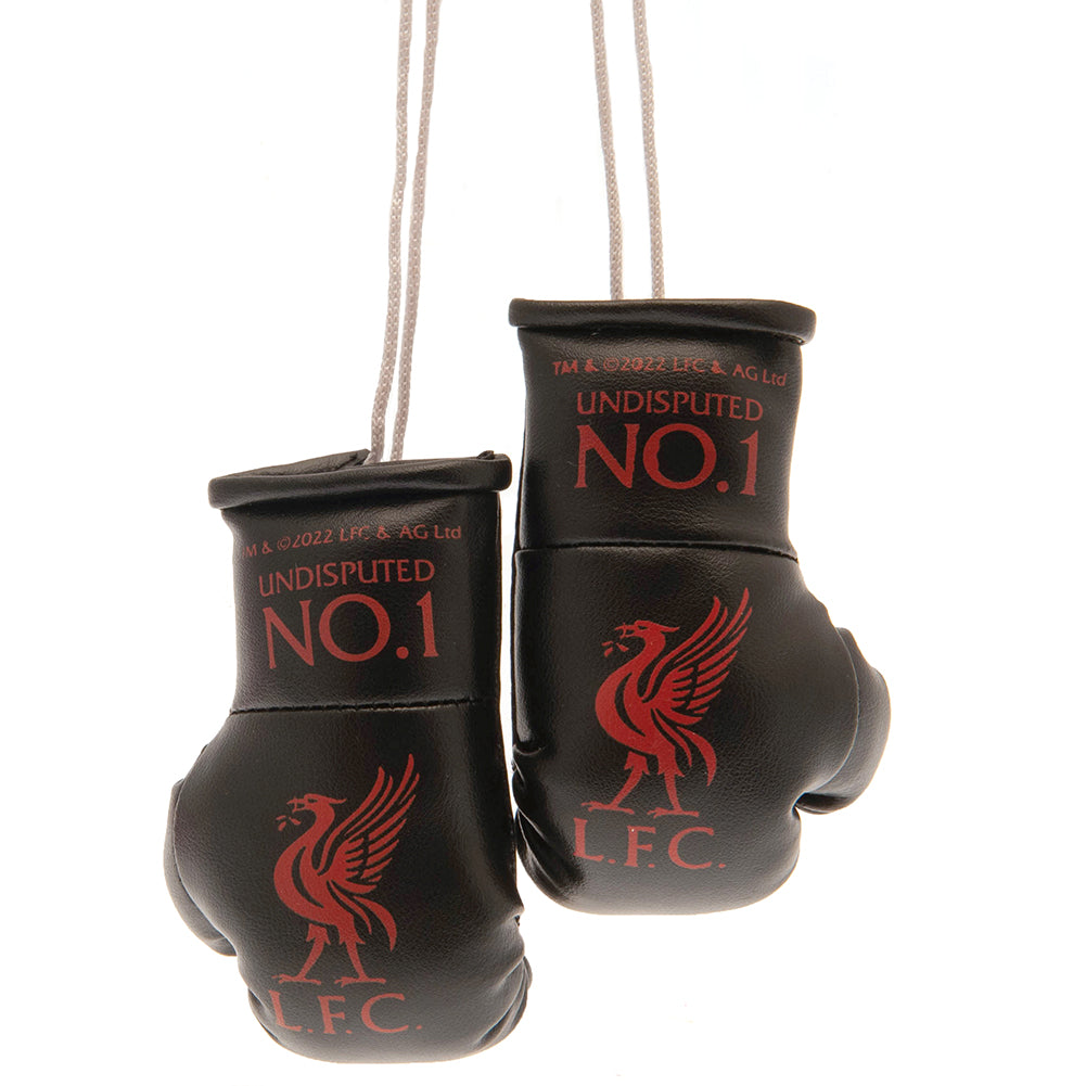 Liverpool FC Mini Boxing Gloves BK - Officially licensed merchandise.