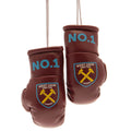 West Ham United FC Mini Boxing Gloves - Officially licensed merchandise.