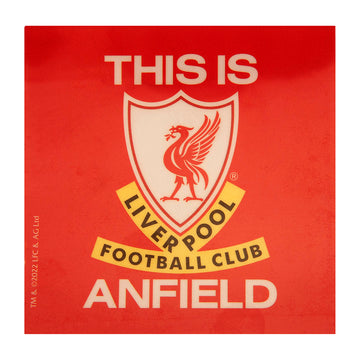 Liverpool FC Single Car Sticker TIA - Officially licensed merchandise.