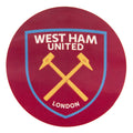 West Ham United FC Single Car Sticker CR - Officially licensed merchandise.