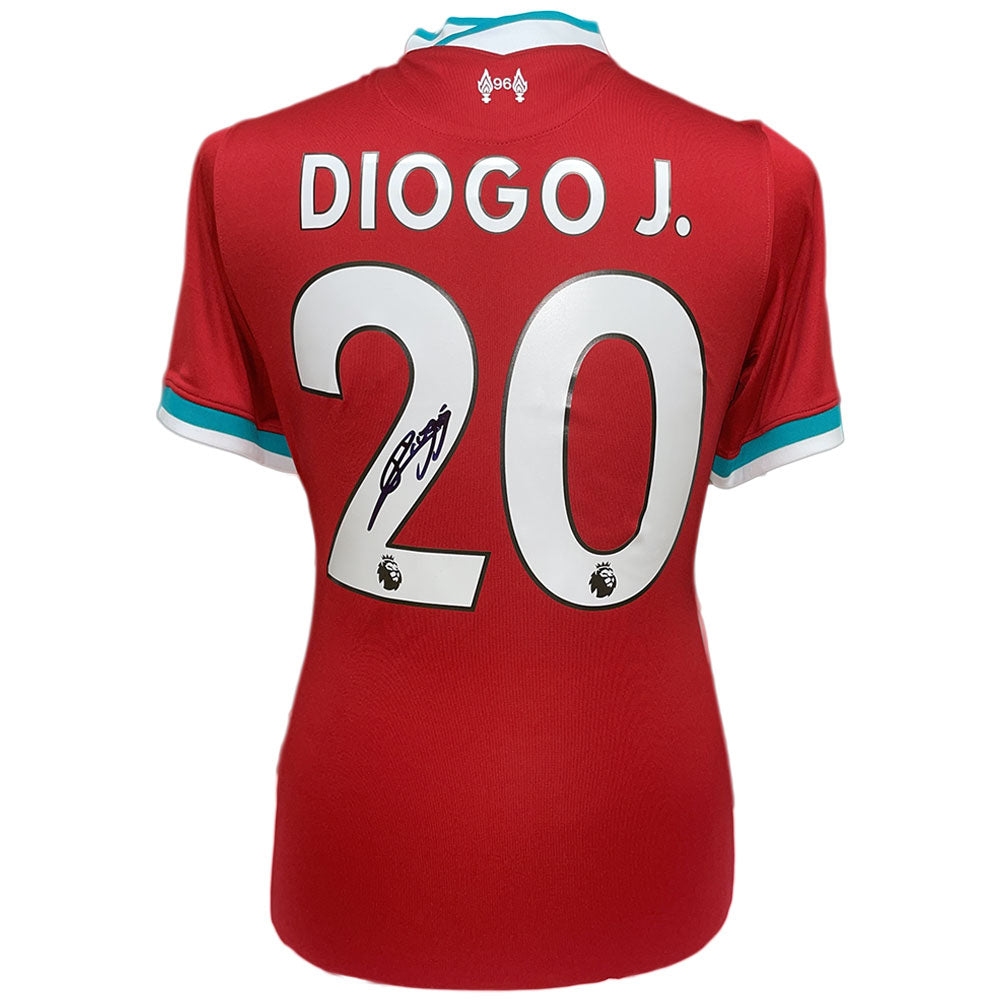 Liverpool FC Jota Signed Shirt - Officially licensed merchandise.