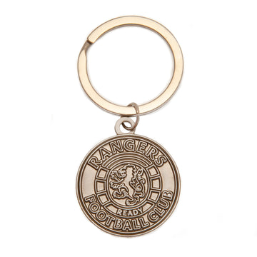 Rangers FC Keyring Ready Crest AS - Officially licensed merchandise.