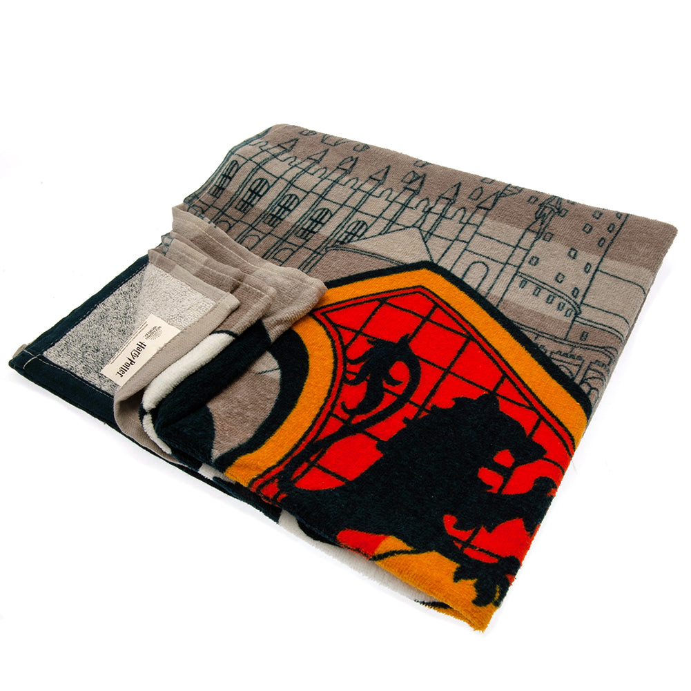 Harry Potter Towel House Hogwarts - Officially licensed merchandise.