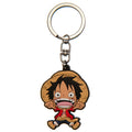 One Piece PVC Keyring Luffy - Officially licensed merchandise.