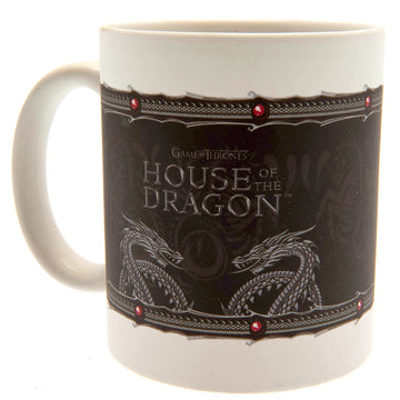 House Of The Dragon Mug Silver Dragon - Officially licensed merchandise.