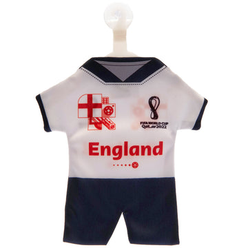 FIFA World Cup Qatar 2022 England Mini Kit - Officially licensed merchandise.