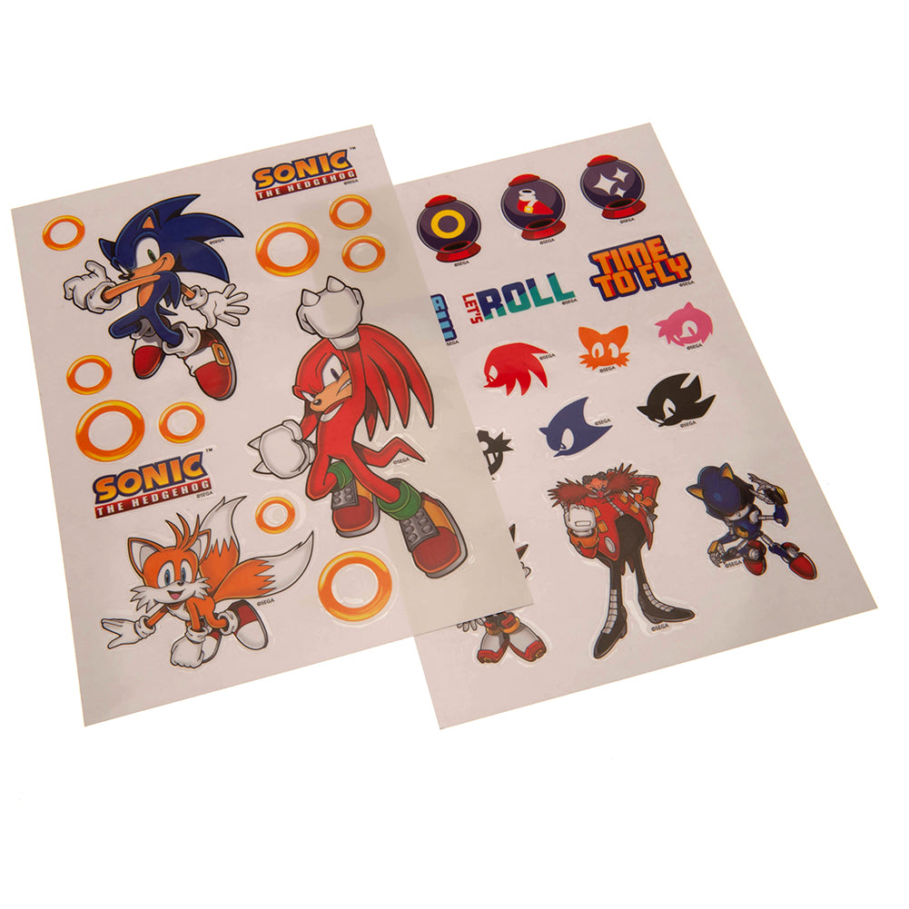 Sonic The Hedgehog Tech Stickers - Officially licensed merchandise.