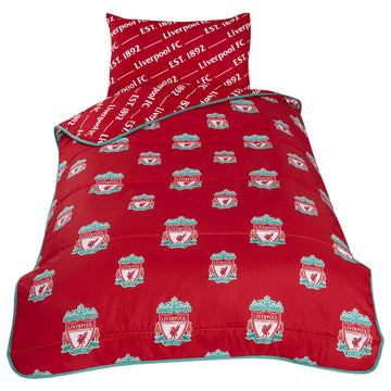 Liverpool FC Single Coverless Duvet - Officially licensed merchandise.