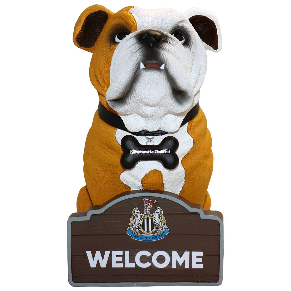 Newcastle United FC Bulldog Gnome - Officially licensed merchandise.