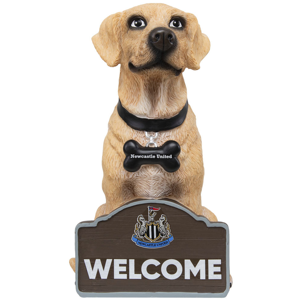 Newcastle United FC Labrador Gnome - Officially licensed merchandise.