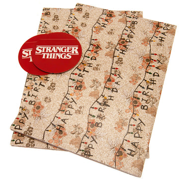 Stranger Things Gift Wrap - Officially licensed merchandise.