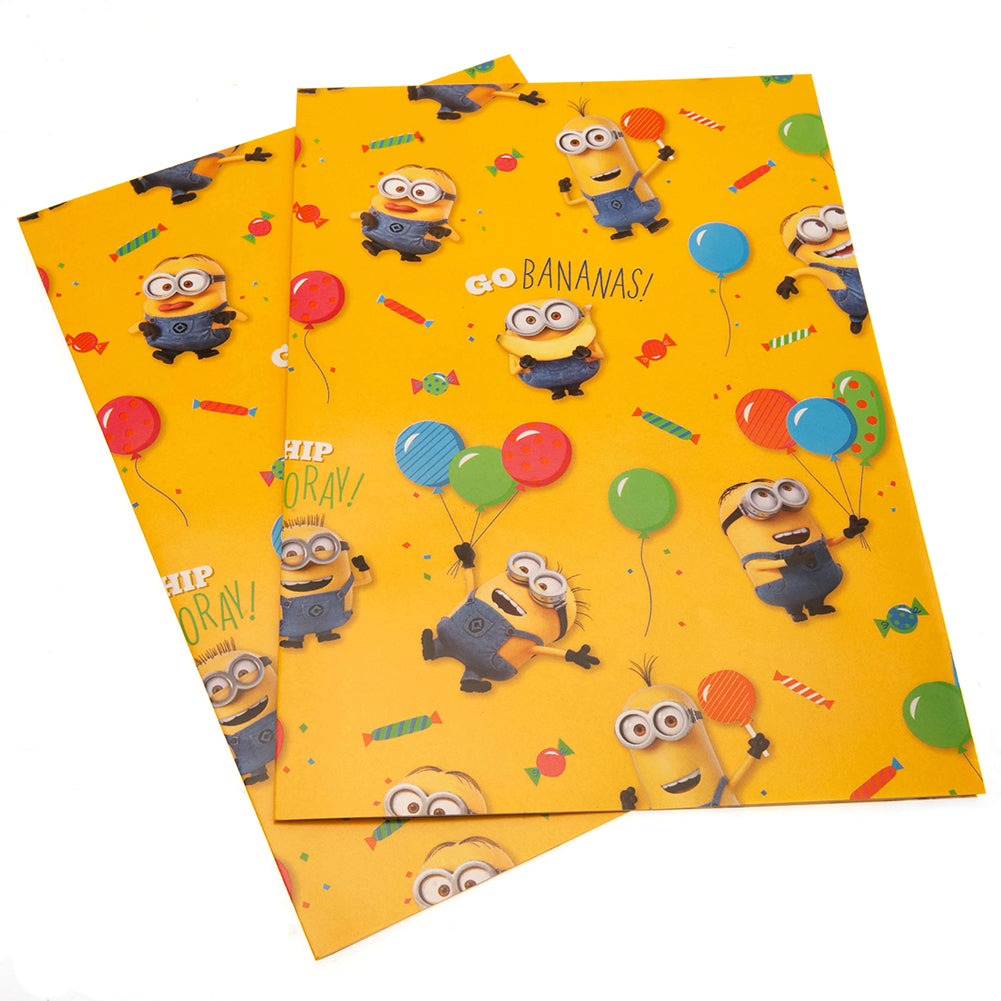 Minions Gift Wrap - Officially licensed merchandise.