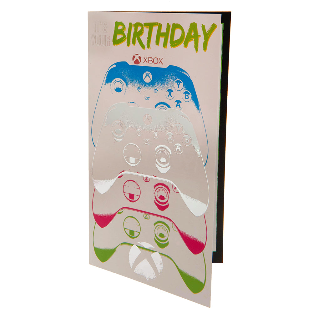 Xbox Birthday Card - Officially licensed merchandise.