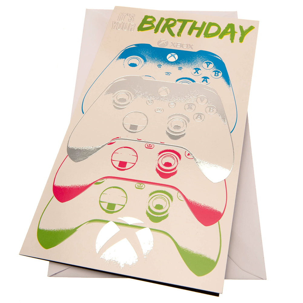 Xbox Birthday Card - Officially licensed merchandise.