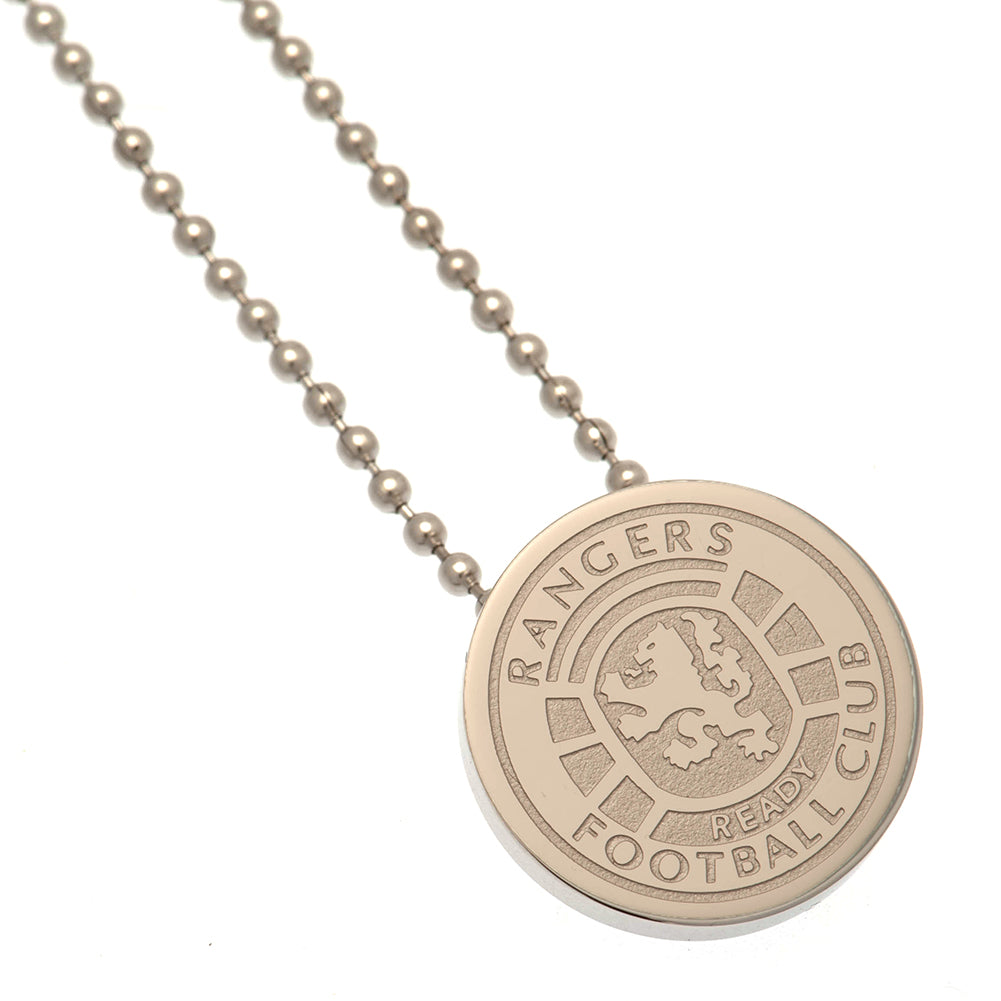 Rangers FC Stainless Steel Pendant & Chain - Officially licensed merchandise.