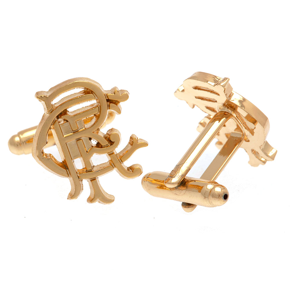 Rangers FC Gold Plated RFC Cufflinks - Officially licensed merchandise.