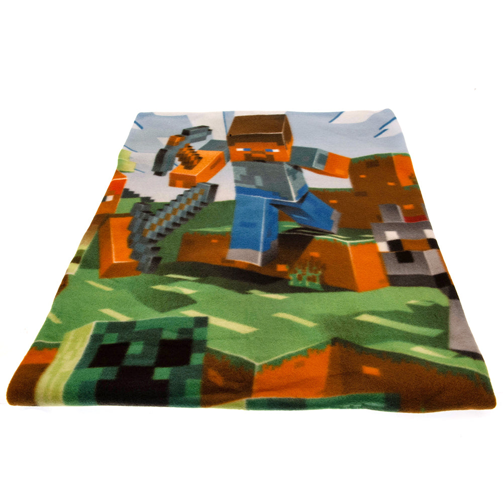 Minecraft Fleece Blanket PG - Officially licensed merchandise.