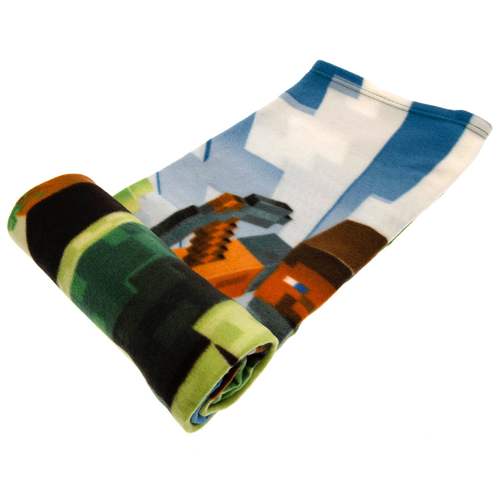 Minecraft Fleece Blanket PG - Officially licensed merchandise.