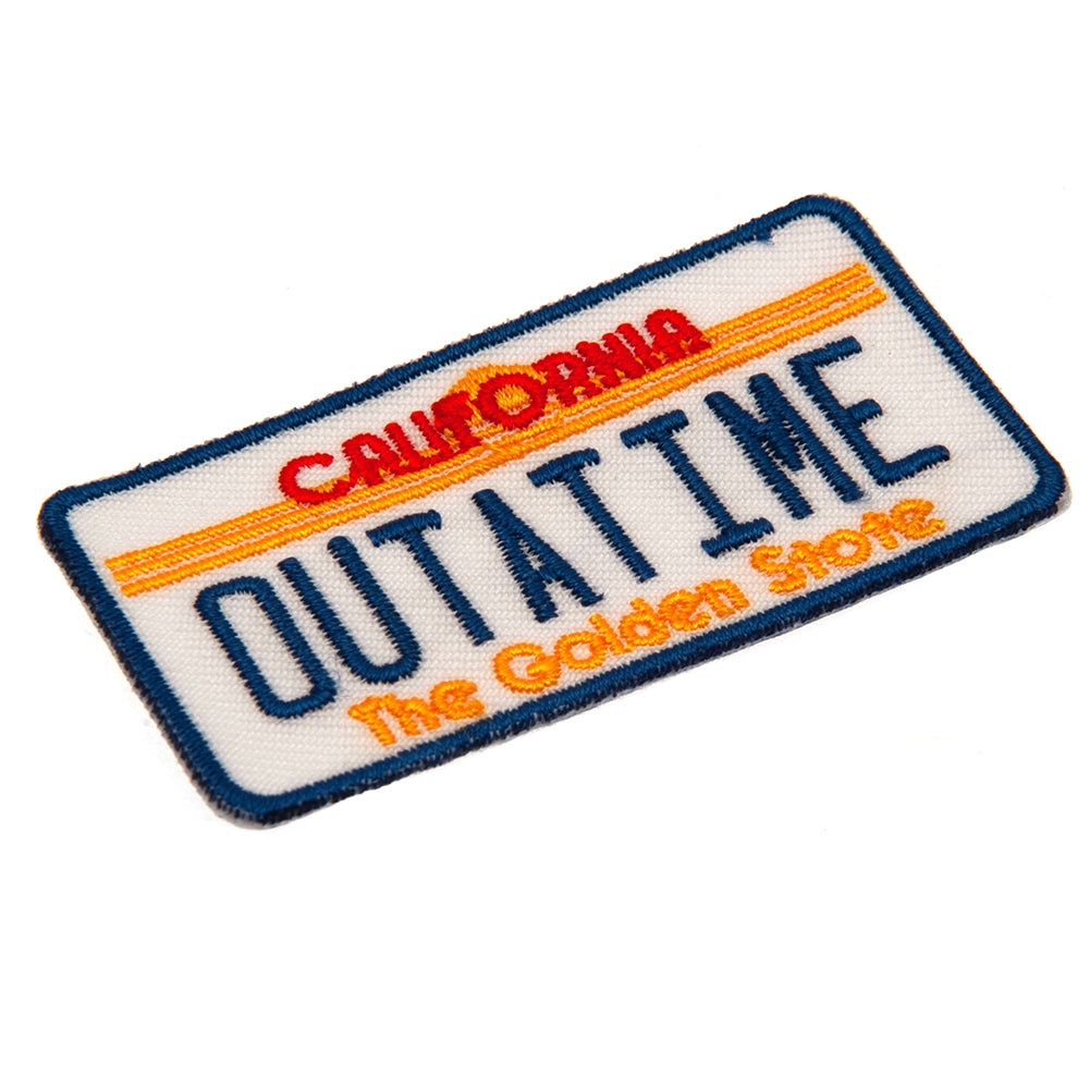 Back To The Future Iron-On Patch - Officially licensed merchandise.