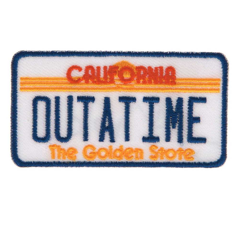 Back To The Future Iron-On Patch - Officially licensed merchandise.