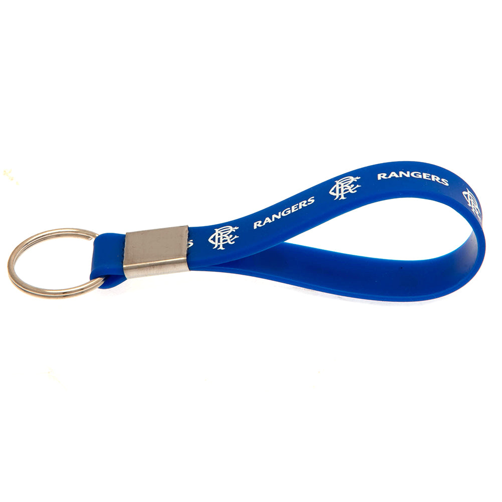 Rangers FC Silicone Keyring - Officially licensed merchandise.