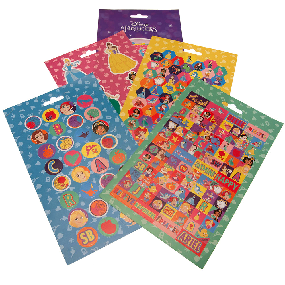 Disney Princess 200pc Sticker Set - Officially licensed merchandise.